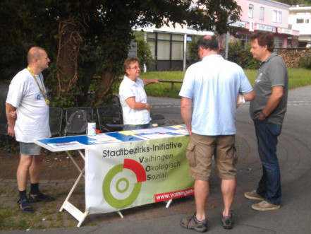 Infostand zum Bebauungsplan „Zentrum Dürrlewang“